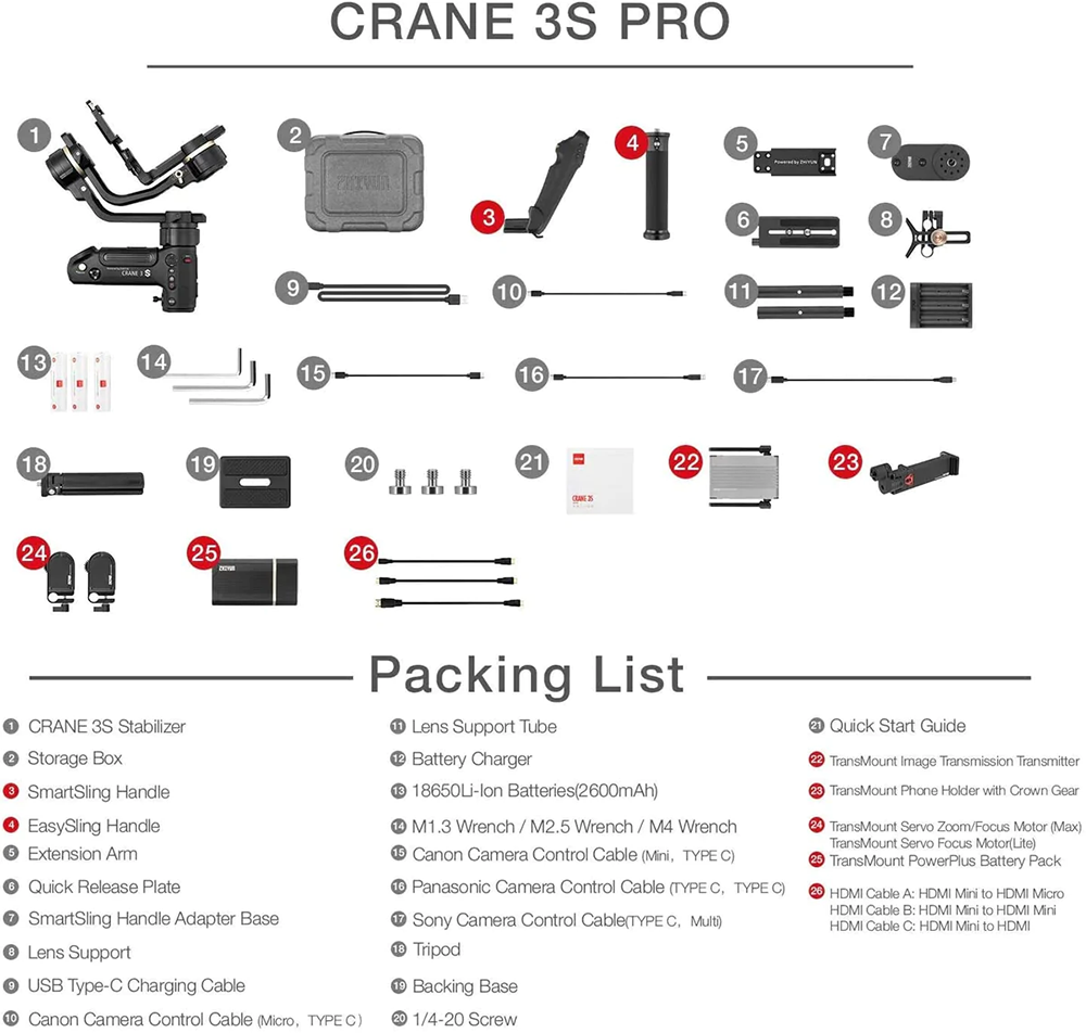 Zhiyun Crane 3S Pro Gimbal